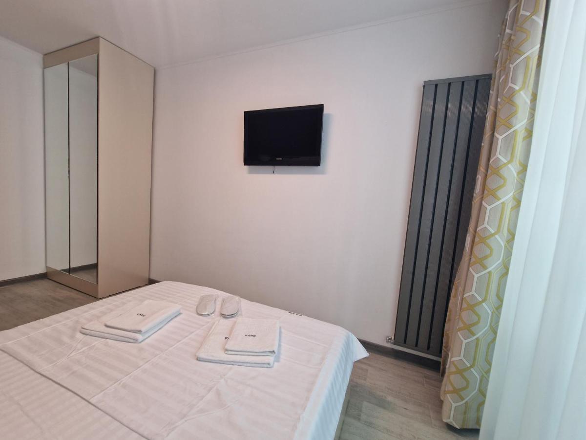 Dava Aparthotel Pool & Spa Mamaia Nord Navodari Bagian luar foto